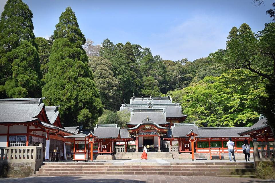 El santuario Kirishima Jingū