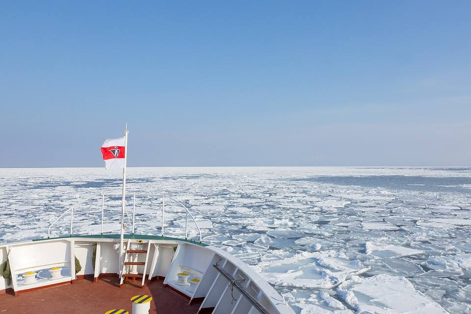 El hielo a la deriva de Abashiri