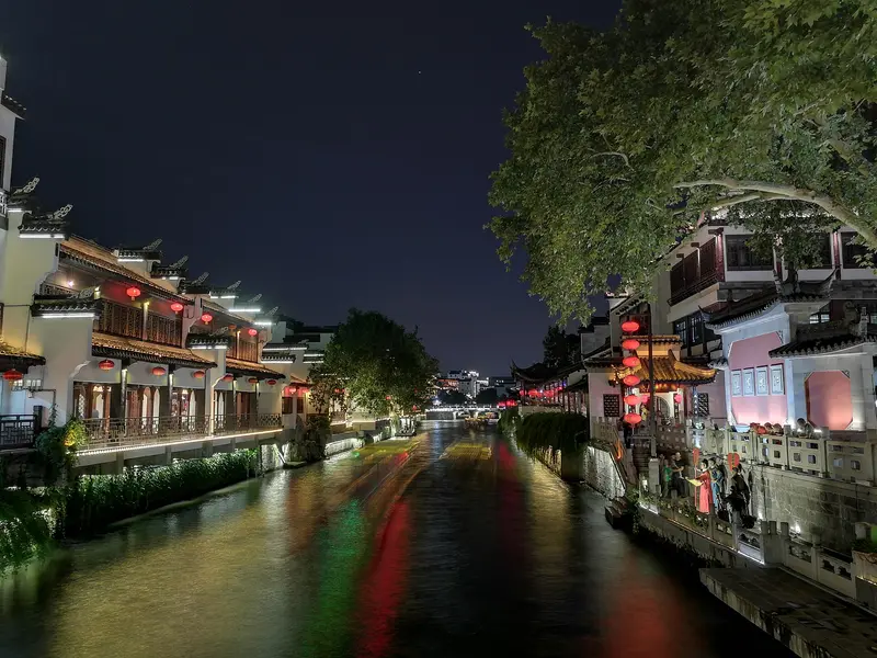 秦淮河画舫夜游