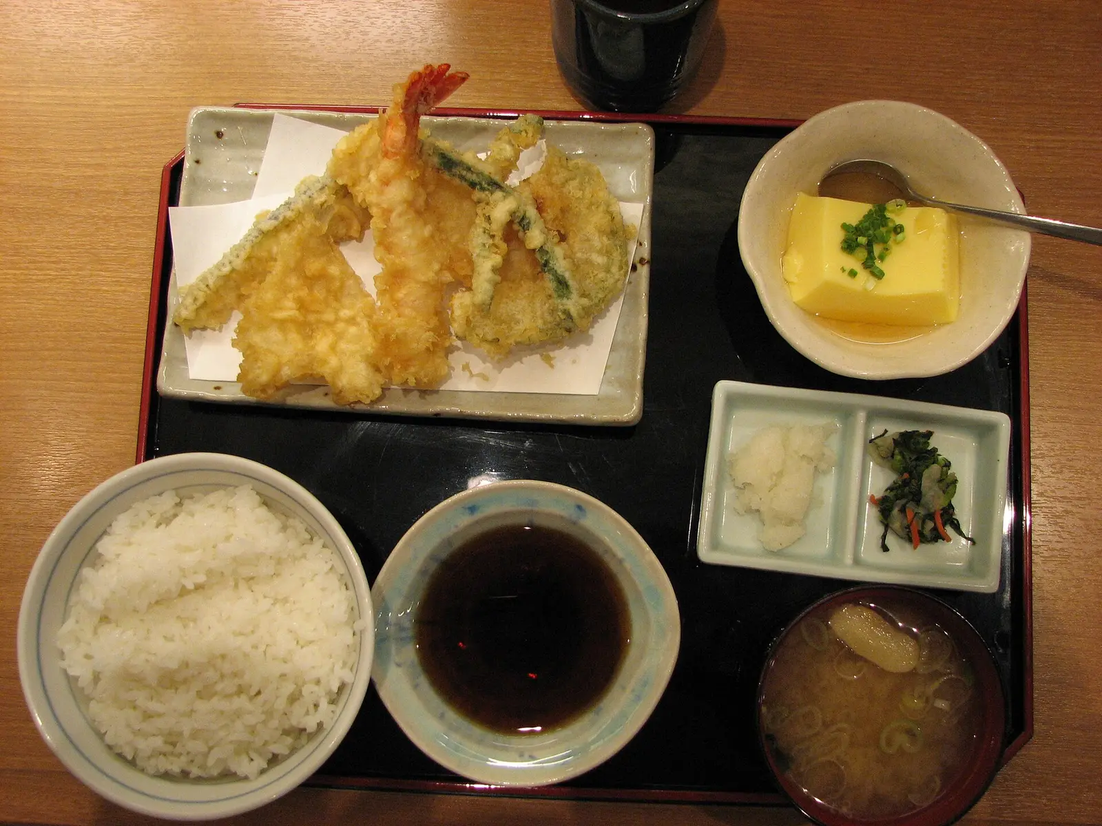 Tempura en un restaurante de Tokio