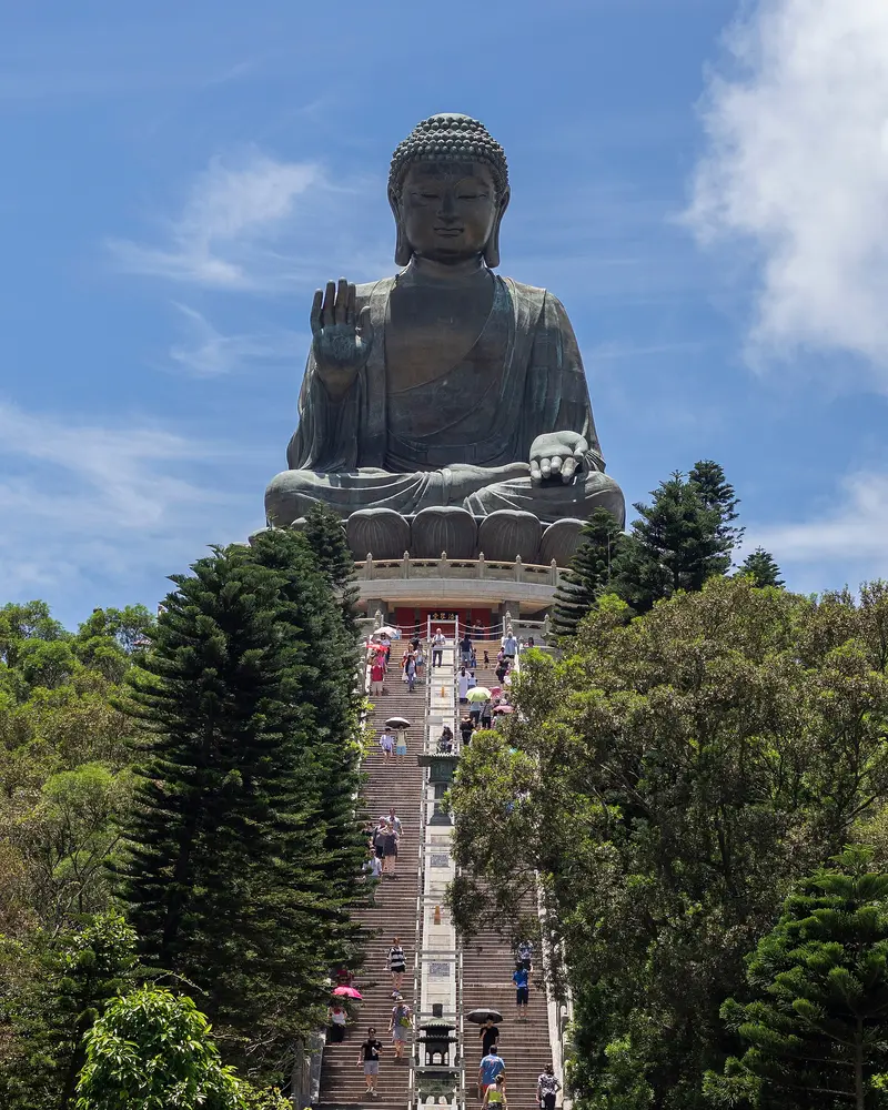 昂坪と天壇大仏