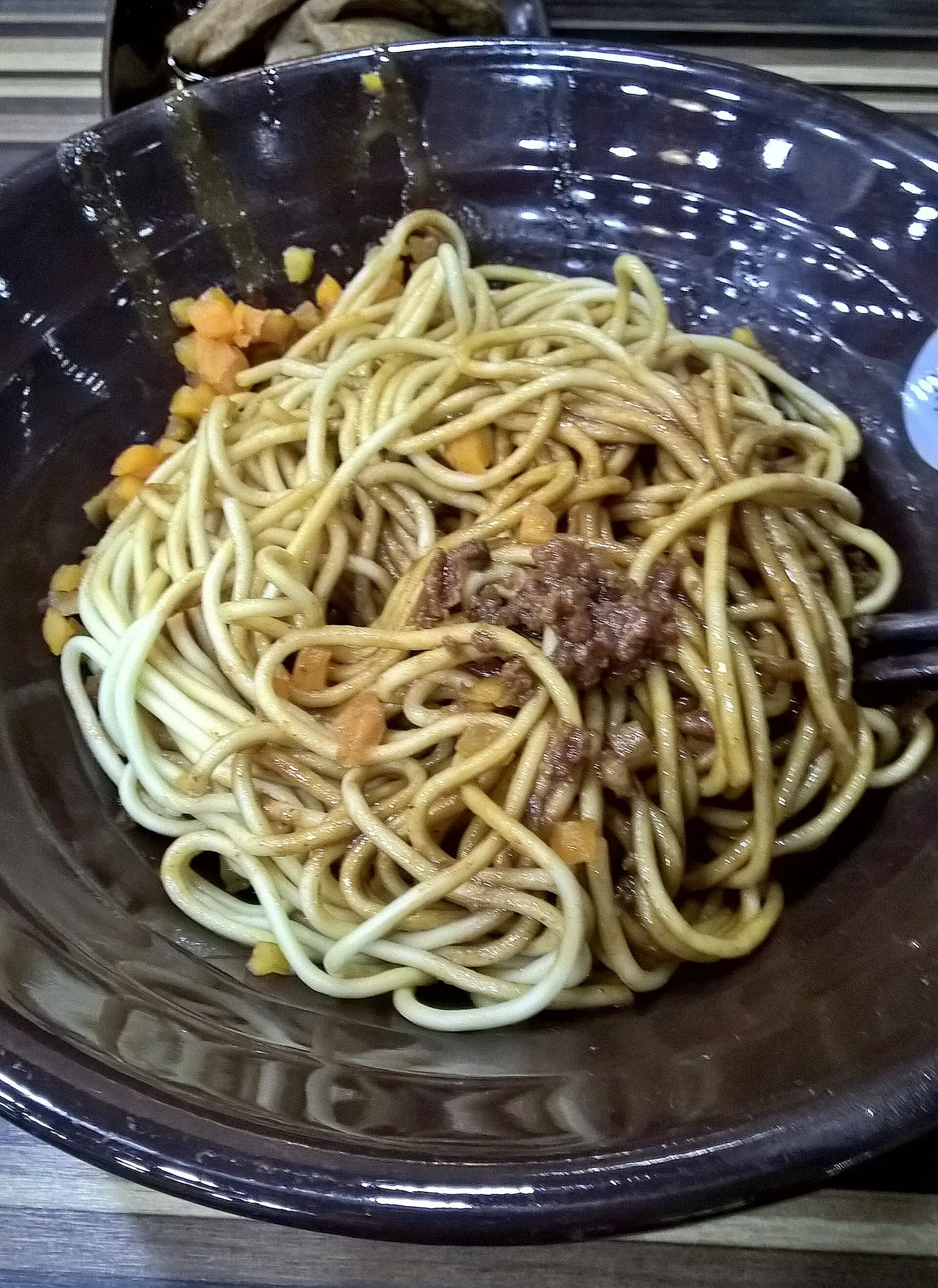 武漢一家快餐店的熱乾麵
