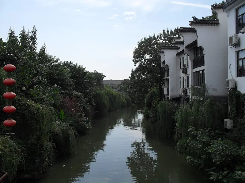 El Templo de Confucio a orillas del río Qinhuai.
