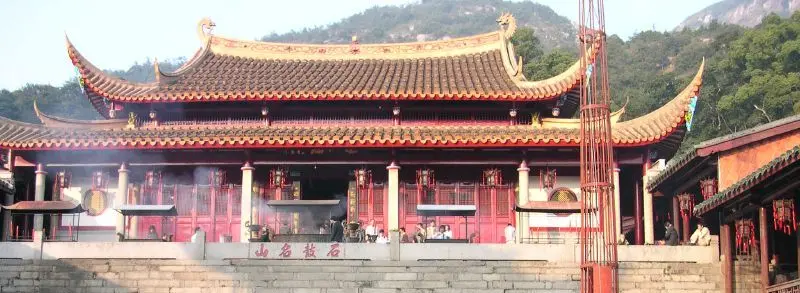 El templo Yongquan del monte Gu en 2006