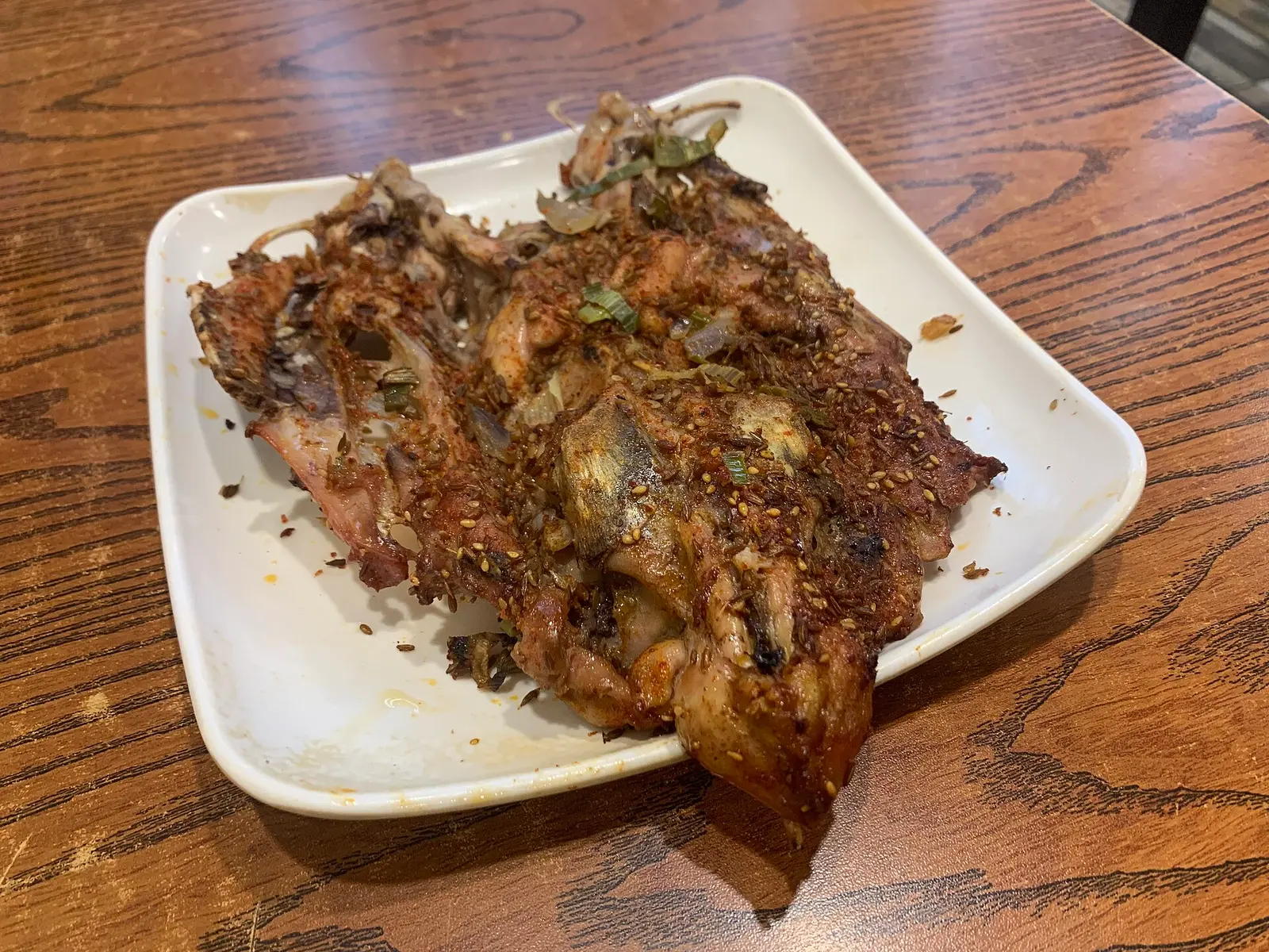 Carcasas de pollo a la parrilla de Shenyang