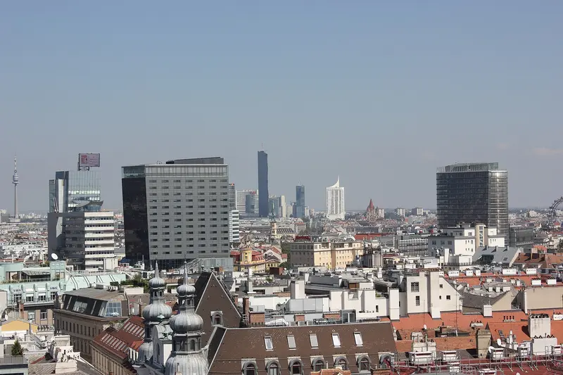 Vienna seen from the tower of St Stephen's Cathedral