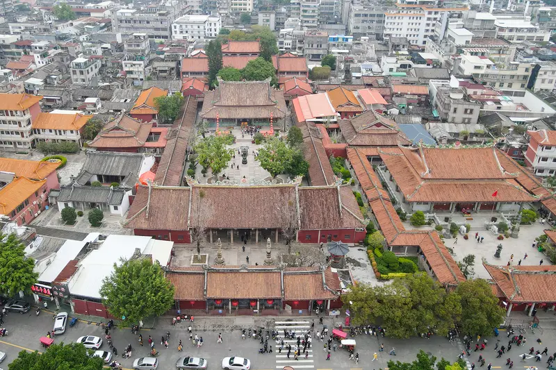 2023 年の潮州開元寺の一部（泉州開元寺ではない）