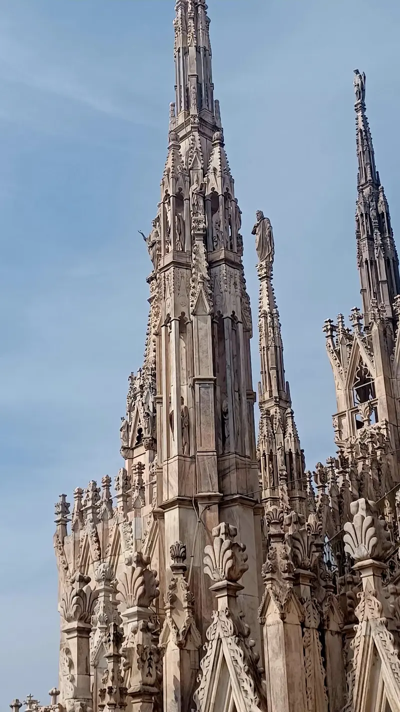 The rooftop of Milan Cathedral