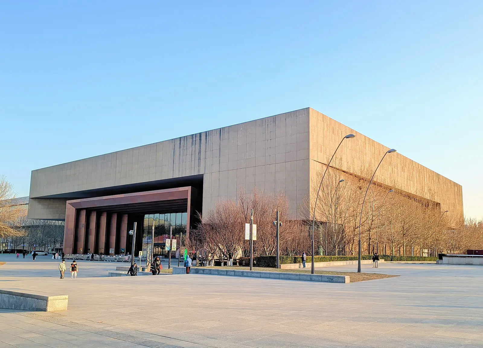 The Tianjin Museum seen from the northwest in January 2025