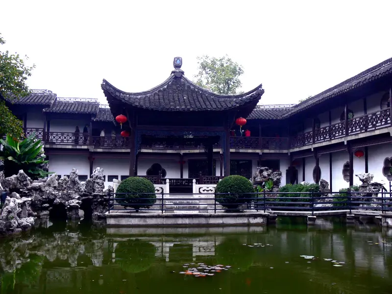 Jardín He, Yangzhou, fotografiado en 2007