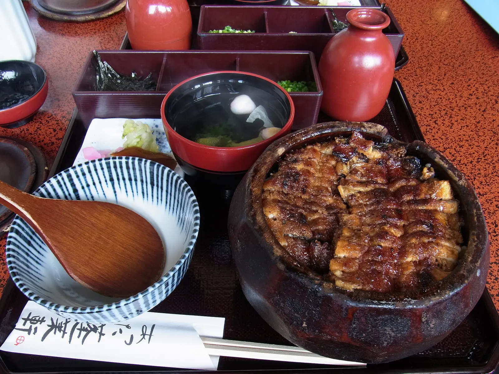 Hitsumabushi at a long-established restaurant in Nagoya